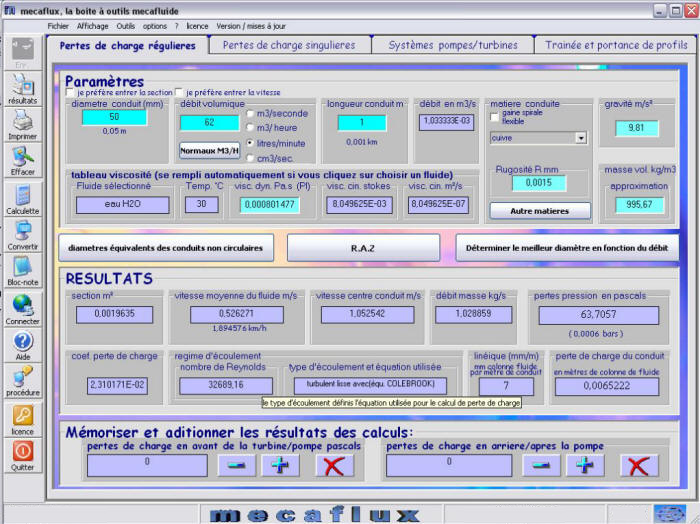 Logiciel Calcul Perte De Charge Hydraulique Gratuit